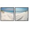 Stupell Industries Serene Beach Sand Dune 2 pc Framed Giclee Wall Art Set Design by Lazar Studio